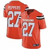 Nike Cleveland Browns #27 Jabrill Peppers Men's Limited Orange NFL Vapor Untouchable Alternate Jersey,baseball caps,new era cap wholesale,wholesale hats